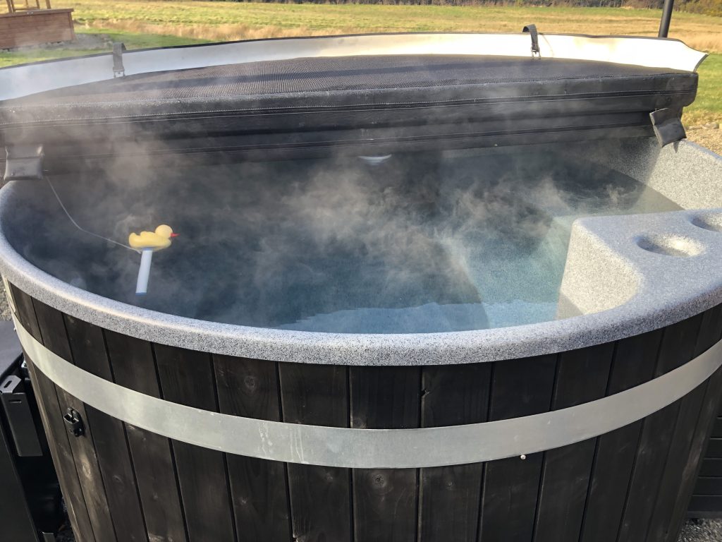 Wood-Fired Hot Tub