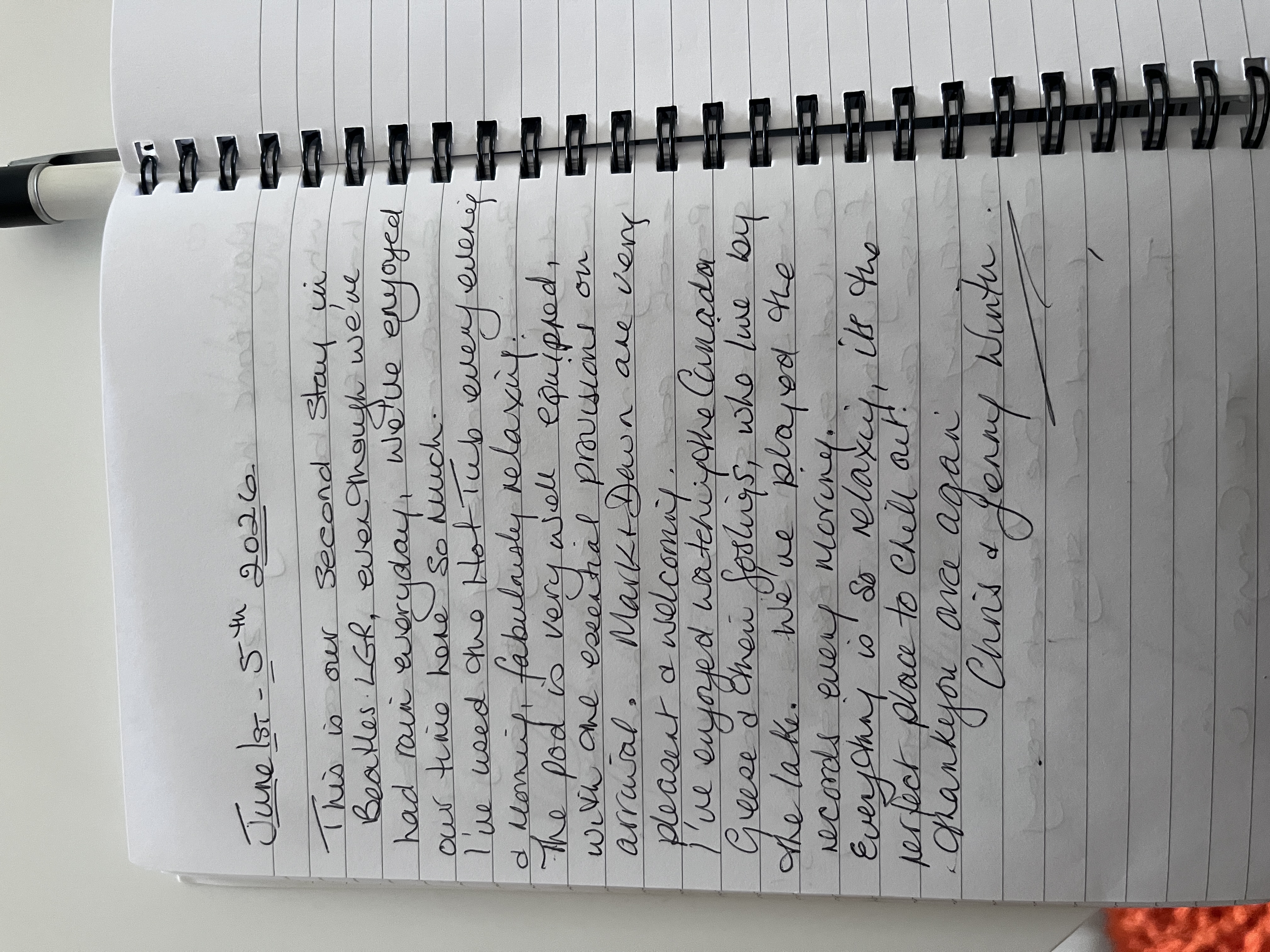 Guest review page