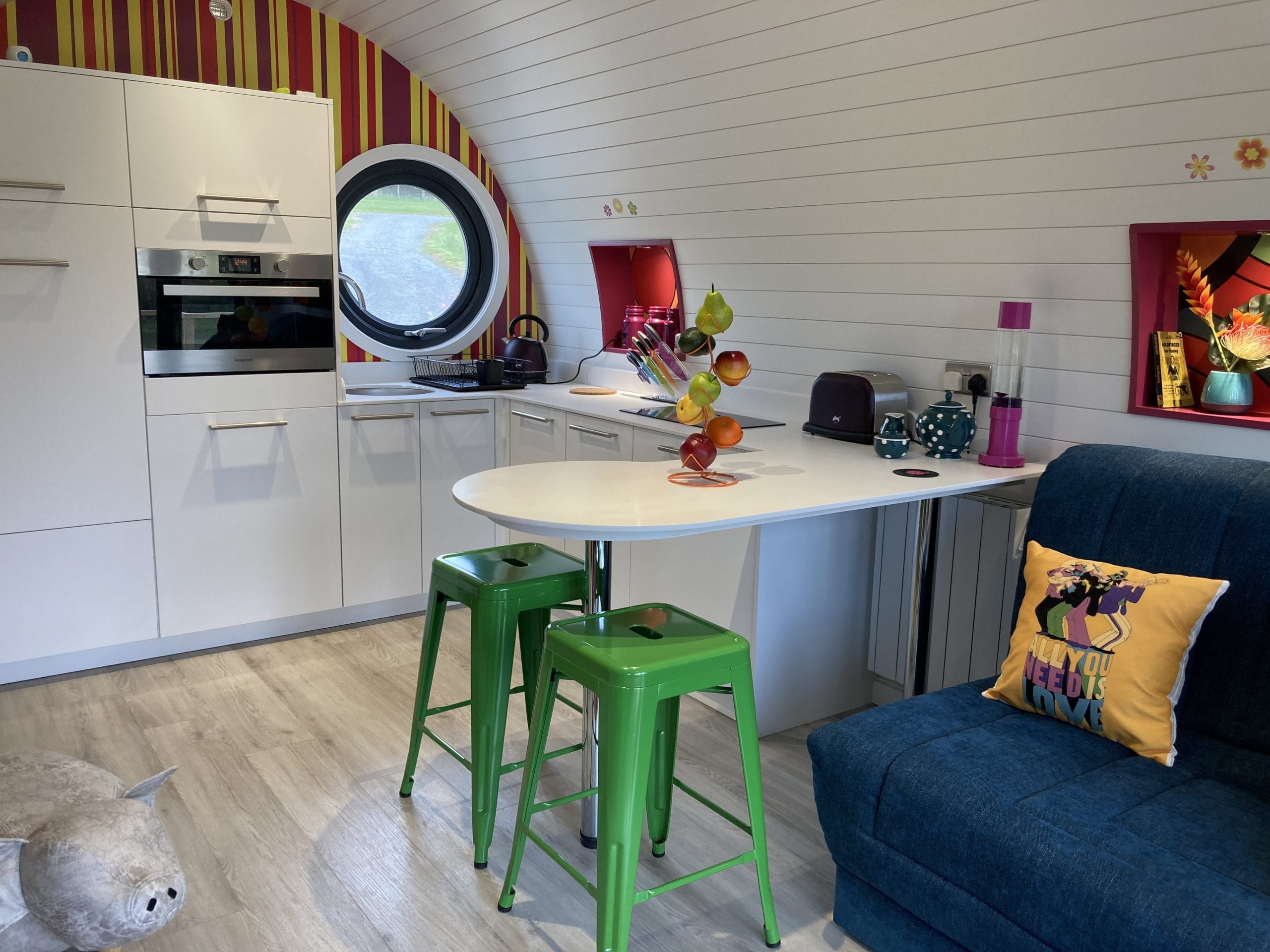 Beatles pod interior